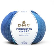 DMC Pirouette Ombré yarn for jumpers, scarves, blankets, 400g, blue-turquoise - Yarn