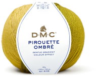 DMC Pirouette Ombré yarn for jumpers, scarves, blankets, 400g, mustard-honey - Yarn