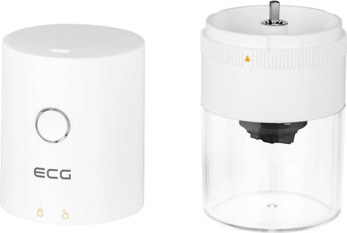 ECG KM 150 Minimo White - Portable electric coffee grinder