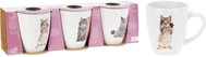 Gastro Mug with ear Cats, ceramic, 220 ml, 3 pcs - Mug