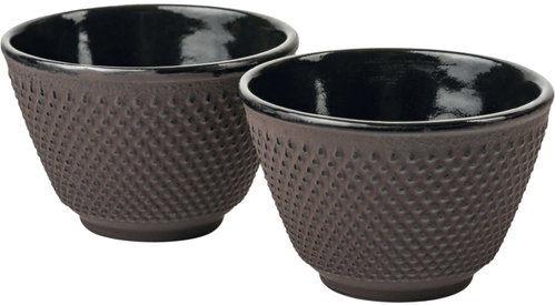 BREDEMEIJER Xilin Cast iron tea cups, 100 ml, eggplant, 2 pcs - Set of Cups - Main image