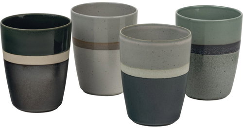 BREDEMEIJER Sven Ceramic teacup, 200 ml, 4 pcs - Set of Cups - Main image