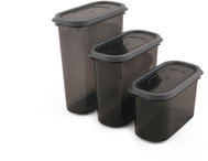 Houseland Set of kitchen boxes Markos, 18 pcs, grey - Food Container Set