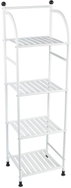 DM Hausfrau Kitchen shelf with 4 shelves, metal, white - Shelving Unit