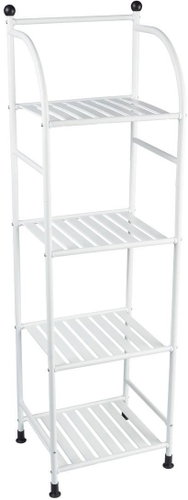 DM Hausfrau Kitchen shelf with 4 shelves, metal, white - Shelving Unit - Main image