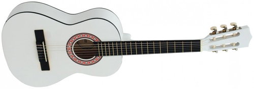 Dimavery AC-303 1/2 White - Classical Guitar - Main image