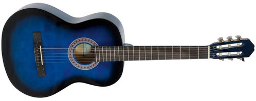 Dimavery AC-303 4/4 Blue - Classical Guitar - Main image