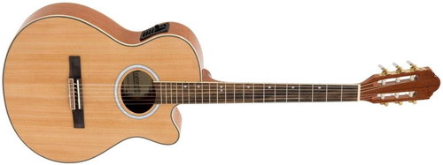Dimavery CN-500 4/4, natural - Acoustic-Electric Guitar - Main image