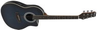 Dimavery RB-300 Ovation type, blueburst brindle - Acoustic-Electric Guitar