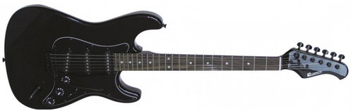 Dimavery ST-203, black gothic - Electric Guitar - Main image