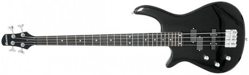 Dimavery SB-321 left-handed, black - Bass Guitar - Main image