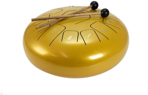 Dimavery TD-12, tongue drum, gold - Percussion - Main image