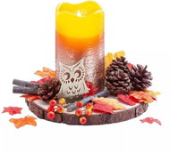 DM Hausfrau Decorative set with LED candle Autumn light - LED Candle