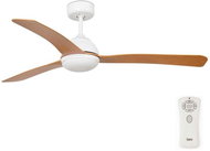 FARO 33341 - Ceiling Fan GRID White/Brown - Fan