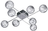 Luxera 46036 - Chandelier CRONOS 8xG9/60W/230V - Ceiling Light