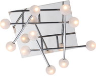 Luxera 17101 - Chandelier OLIVIA 10xG4/20W/230V - Ceiling Light