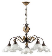 Jupiter 728 MT-5 - Chandelier on Chain METRO 5xE27/60W/230V - Chandelier