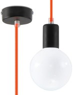 Chandelier on Cable EDISON 1xE27/60W/230V Orange - Chandelier