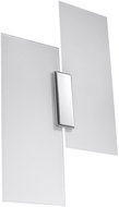 Wall Lamp FABIANO 2xE27/60W/230V White/Chrome - Wall Lamp