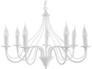 Chandelier on Chain MINERWA 7 7xE14/40W/230V White - Chandelier