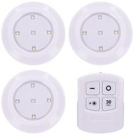 SET 3x LED Dimmable Lighting with Remote Control LED/3xAAA - Spot Lighting