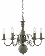 Searchlight - Chandelier on Cable GREYTHORNE 5xE14/40W/230V - Chandelier