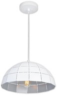 Top Light Apolo 40B - Chandelier 1xE27/40W/230V White/Silver - Chandelier