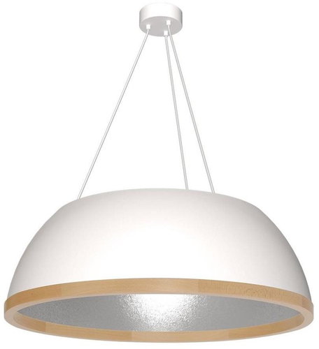 Chandelier on Cable MAXIM 3xE27/60W/230V White - Chandelier - Main image