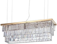 Ideal Lux - Crystal Chandelier on Cable MARTINEZ 8xE14/40W/230V - Chandelier