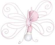 Children's Wall Lamp Butterfly 1xE27/60W Pink - Wall Lamp