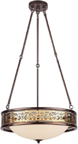 Kemar KR/B/KP - Chandelier KORENTO 1xE27/60W/230V - Chandelier - Main image