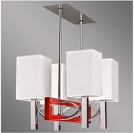Kemar RF/4/R - Chandelier RIFFTA 4xE14/60W/230V - Chandelier