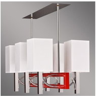 Kemar RF/6/R - Chandelier RIFFTA 6xE14/60W/230V - Chandelier