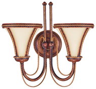 Kemar T/K/2 - Wall Lamp TANAJA 2xE14/60W/230V Red - Wall Lamp