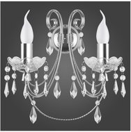 Kemar KN/2/CR - Wall Lamp CRISTAL 2xE14/60W/230V - Wall Lamp