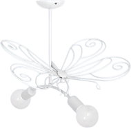 Children's Chandelier MOTYL 2xE27/60W White - Chandelier