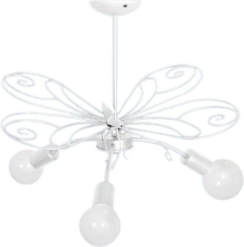 Children's Chandelier MOTYL 3xE27/60W White - Chandelier - Main image
