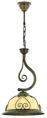 Kemar VE/1 - Chandelier VERDA 1xE27/60W Bronze - Chandelier - Main image