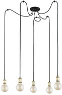 QUALLE 5xE27/60W/230V cable operated chandelier - Chandelier