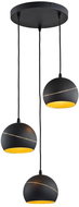 Chandelier on a wire YODA BLACK ORBIT 3xE27/60W/230V - Chandelier