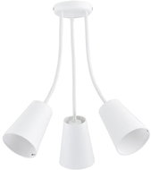 Chandelier on a pole WIRE WHITE 3xE27/60W/230V - Chandelier