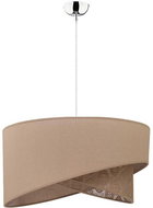 Chandelier on a wire CELLO 1xE27/40W/230V brown/beige - Chandelier