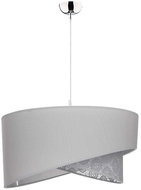 Chandelier on a wire CELLO 1xE27/40W/230V grey/edge - Chandelier