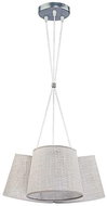 Chandelier on a wire ROSSA 3xE27/40W/230V light grey - Chandelier