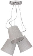Chandelier on wire SHANDY 3xE27/40W/230V grey - Chandelier
