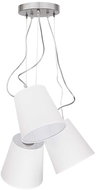 Chandelier on cable SHANDY 3xE27/40W/230V white - Chandelier