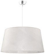 Chandelier on a wire TENOR 1xE27/40W/230V 60 cm white/leaves - Chandelier