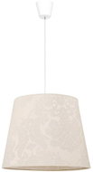 Chandelier on wire SOPRANO 1xE27/40W/230V beige - Chandelier