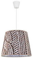 Chandelier on a wire POP 1xE27/40W/230V wool brown - Chandelier