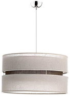 Chandelier on a wire DUO 1xE27/40W/230V beige - Chandelier